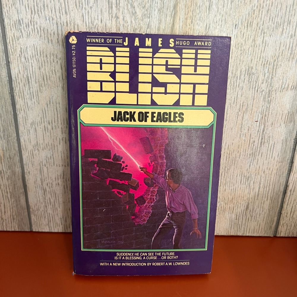 Jack of Eagles James Blish Vintage Sci-Fi Paperback Avon 1982 ISBN 0380611503